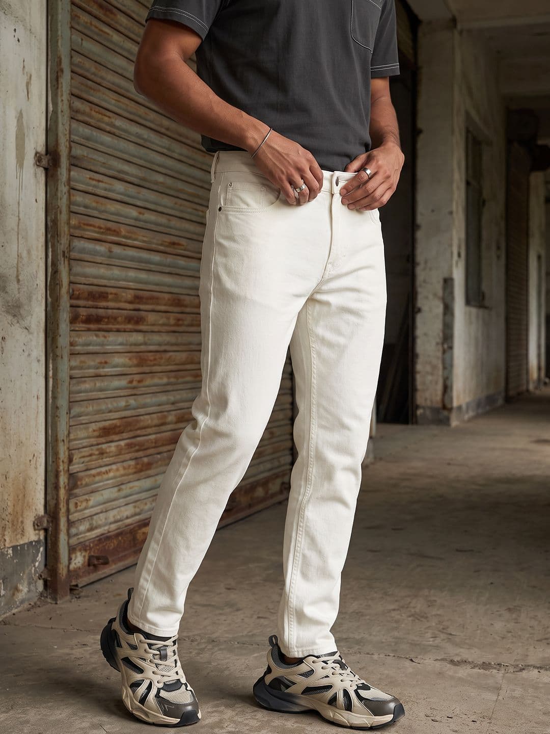 The Roadster Life Co. Men Slim Fit Stretchable Jeans - view 1