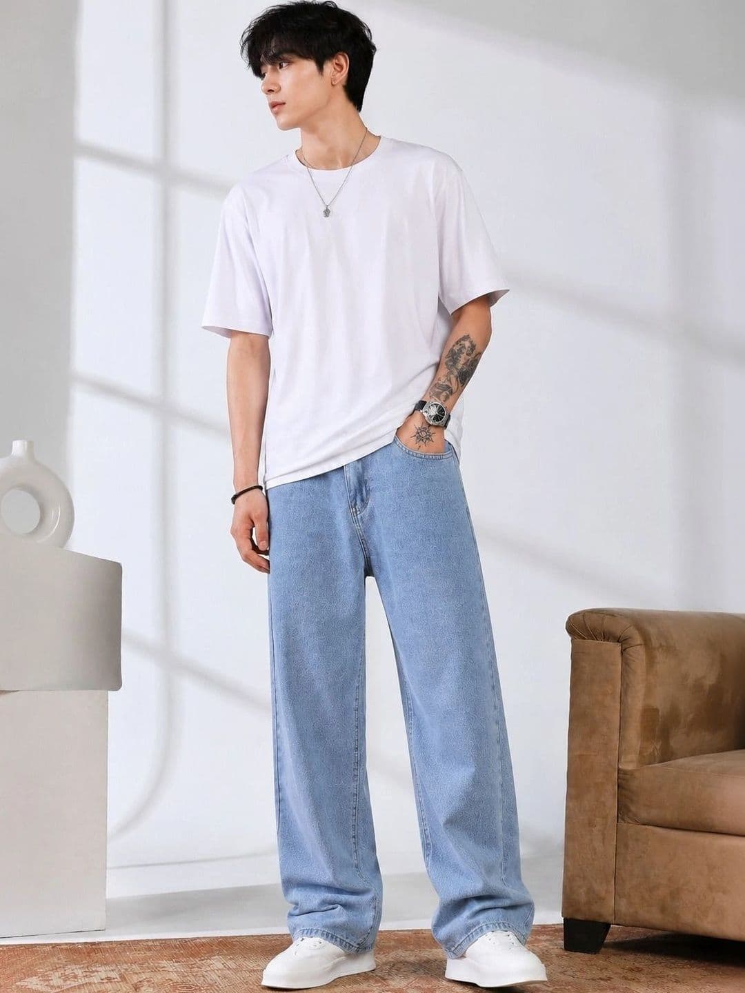 Podge Men Straight Fit Mid-Rise Jeans - view 1