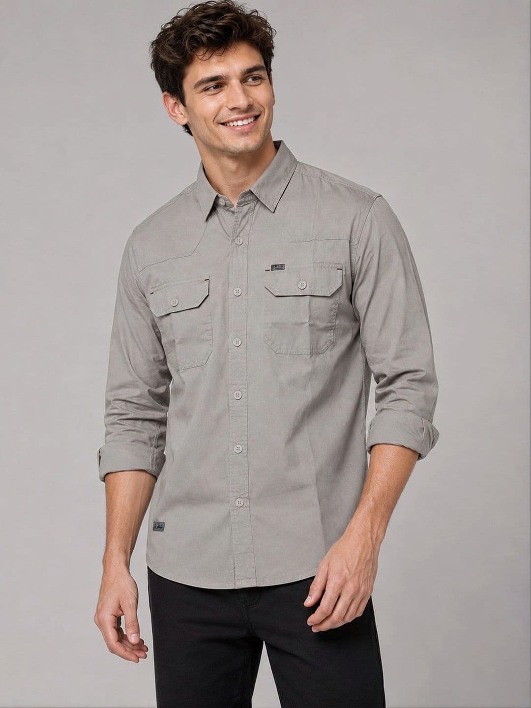 D Finish Men Smart Casual Shirt - view 1