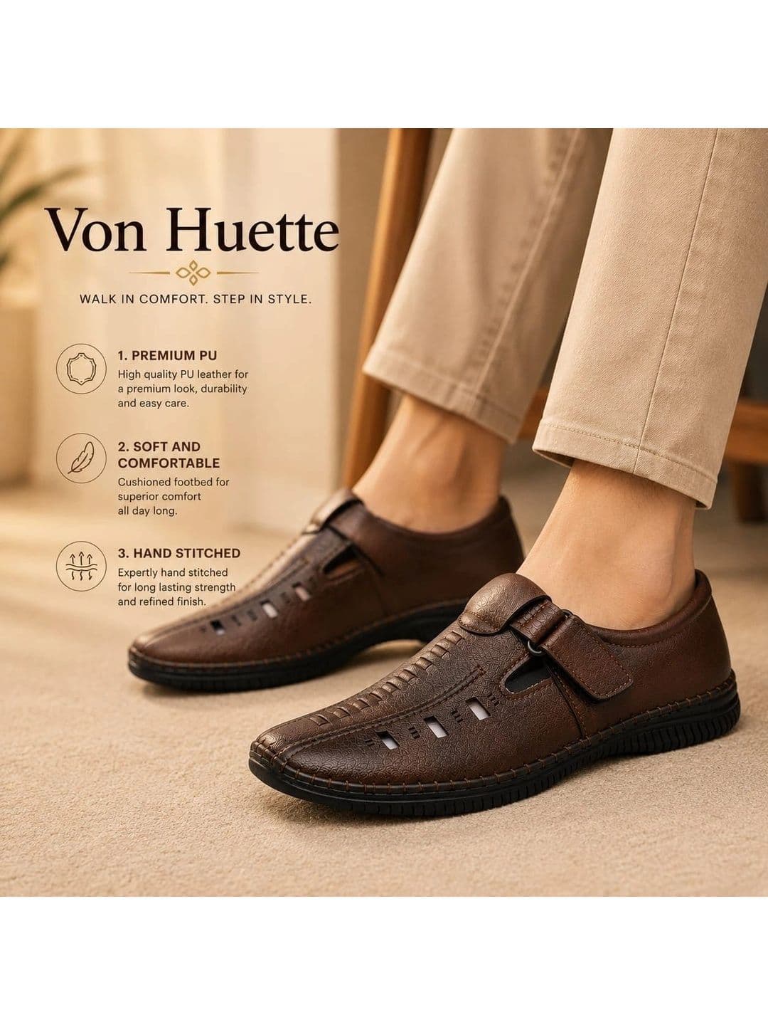 Von huette Men Comfort Sandals - view 1