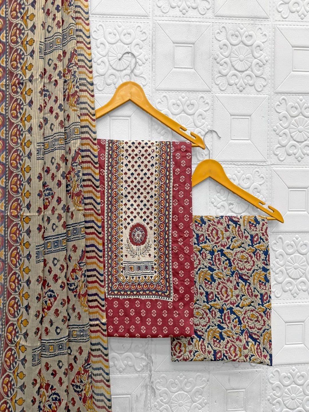 CLEMIRA Printed Pure Cotton Unstitched Dress Material - view 1