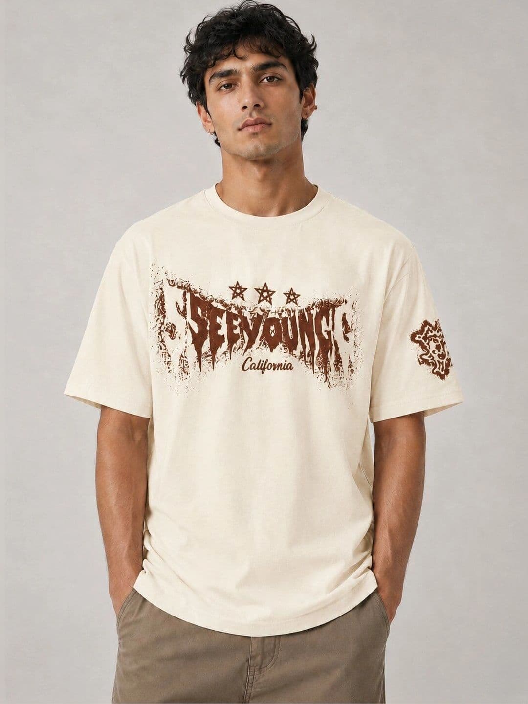 Roadster Men Printed T-shirt - view 1