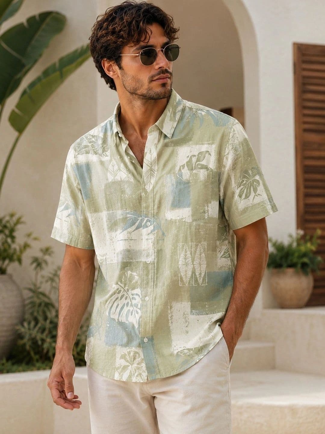 DIGIMI Men Comfort Floral Printed Casual Shirt - view 1