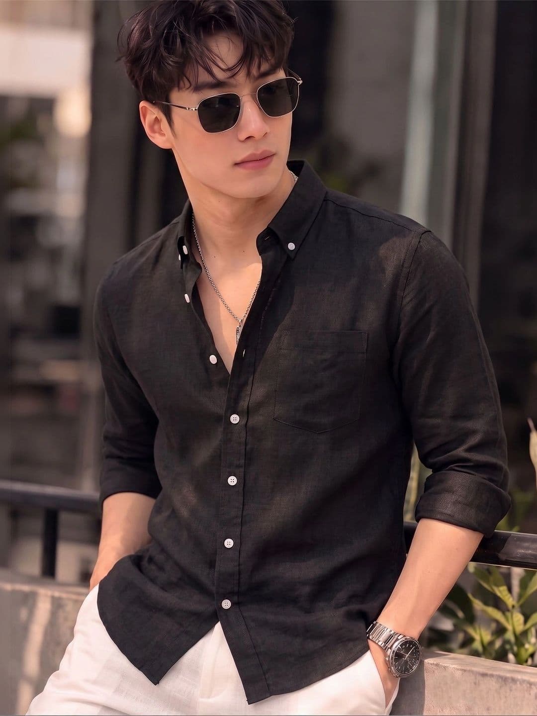 Nat Jastica Men Straight Casual Shirt - view 1
