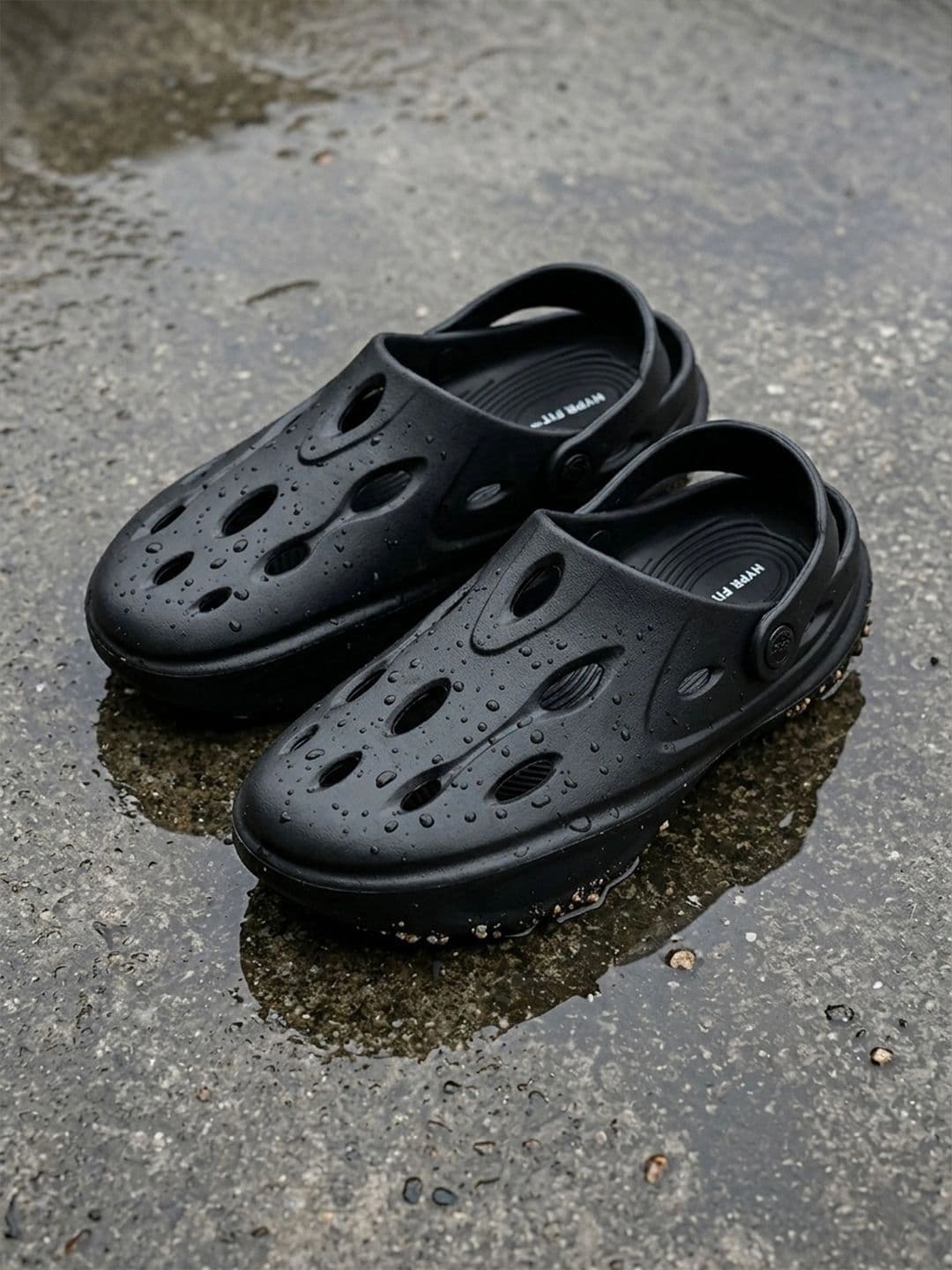 HYPR FIT Solid Water-Resistant Cushioned Shock Absorption Comfort Clogs - view 1