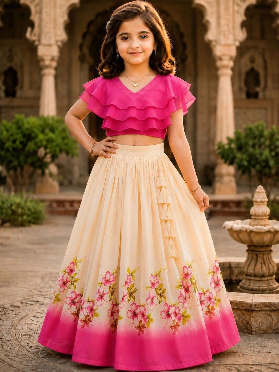 KALINI Girls Ready to Wear Lehenga & - view 1