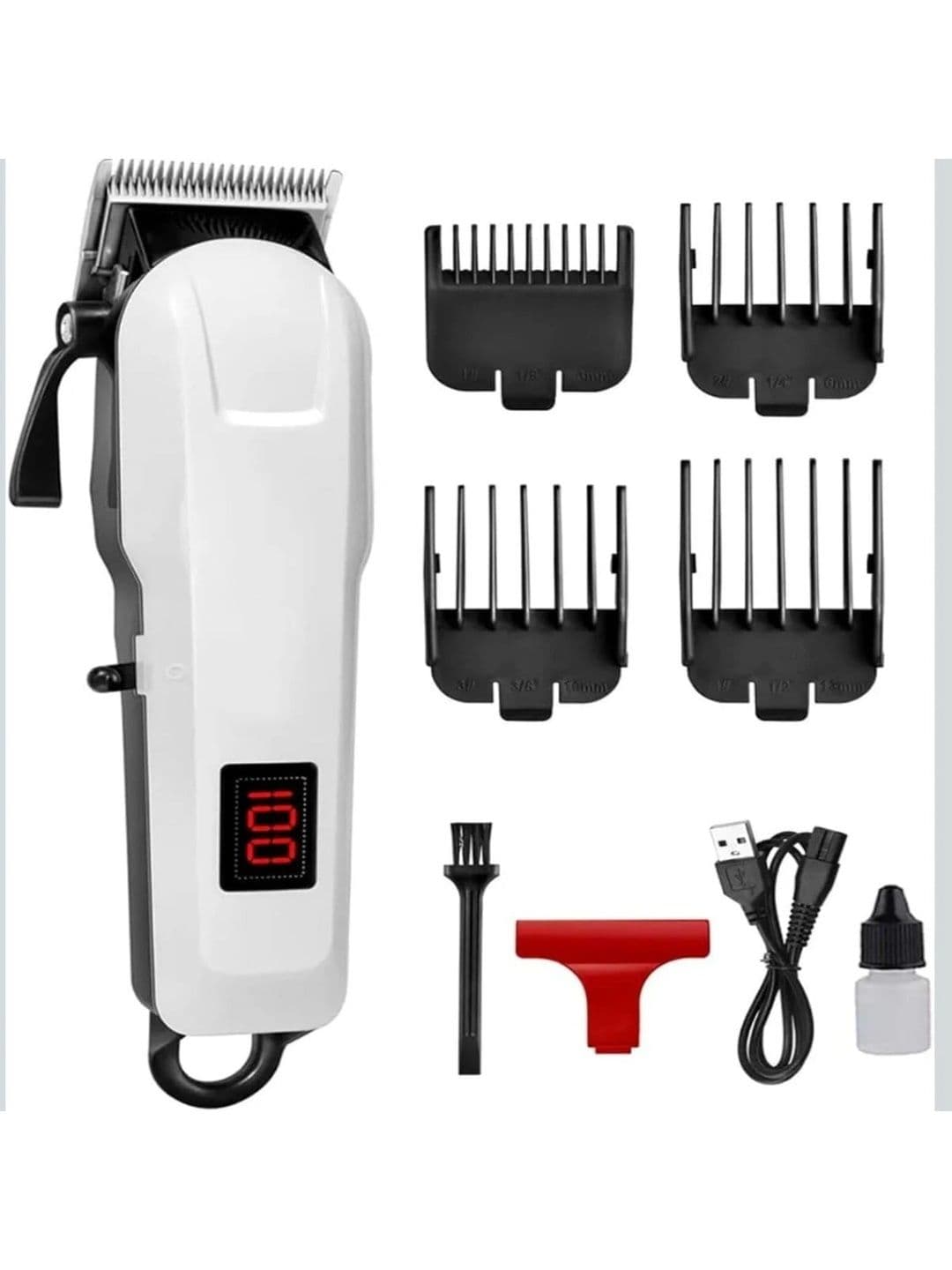 FINARO Rechargeable Cordless Electric Trimmer with Precision Cutting and Easy Grip - view 1