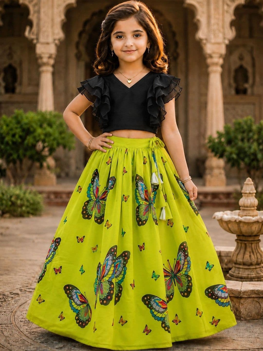 KALINI Girls Ready to Wear Lehenga & - view 1