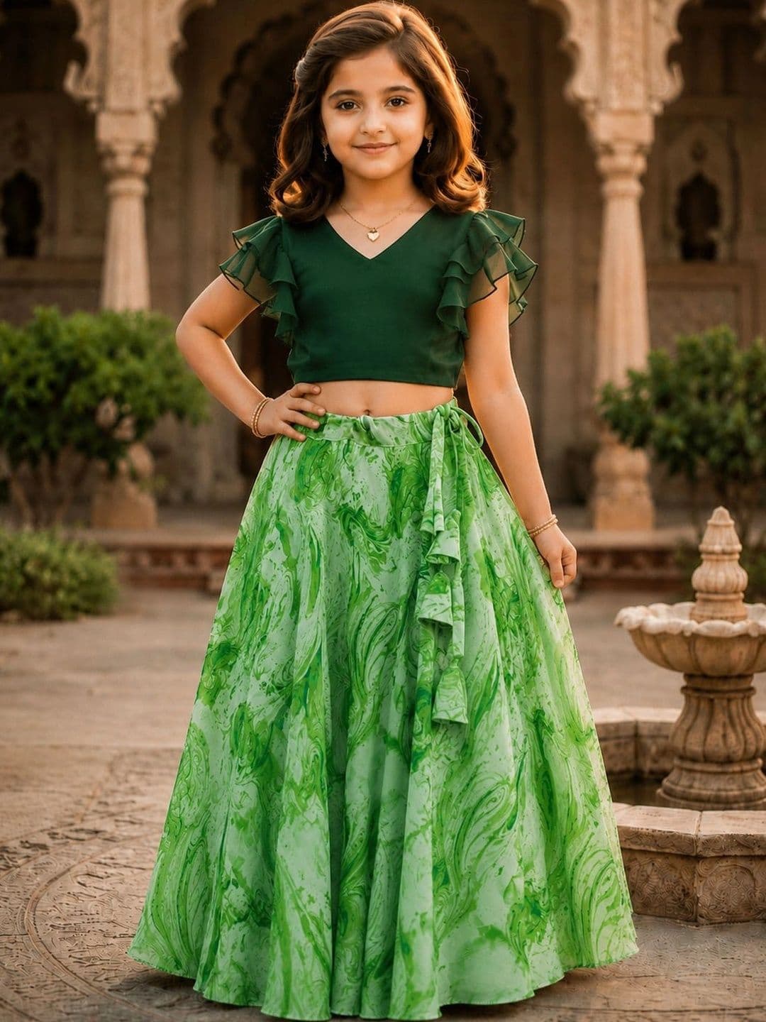KALINI Girls Ready to Wear Lehenga & - view 1