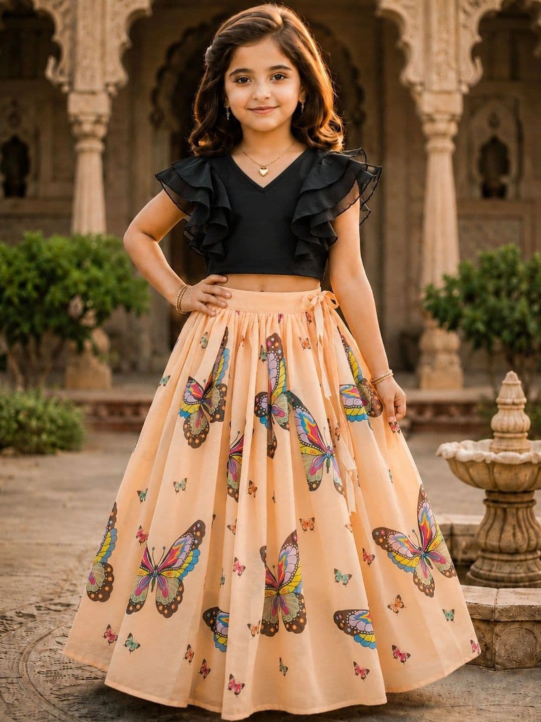 KALINI Girls Ready to Wear Lehenga & - view 1