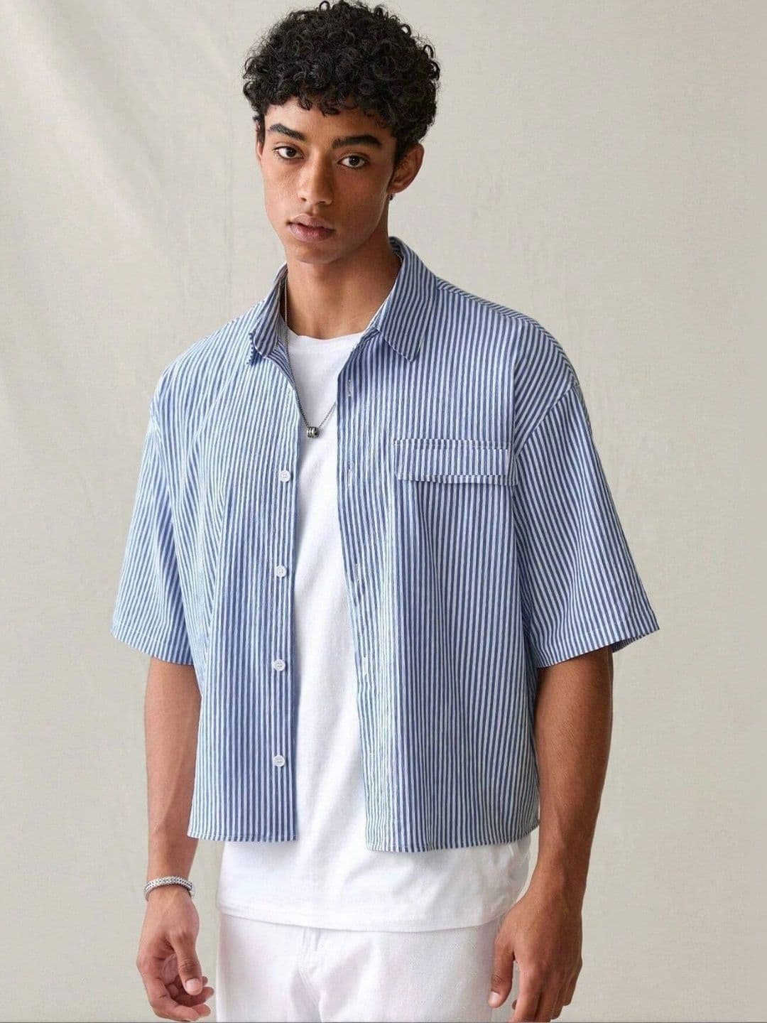 1FIT Men Classic Striped Casual Shirt - view 1