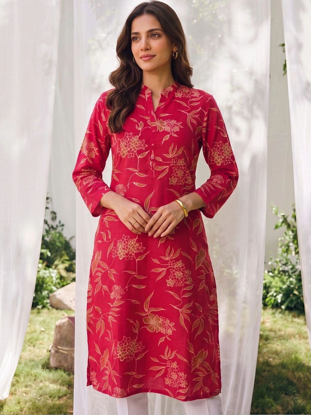 Rangita Women Floral Printed Floral Kurta - view 1