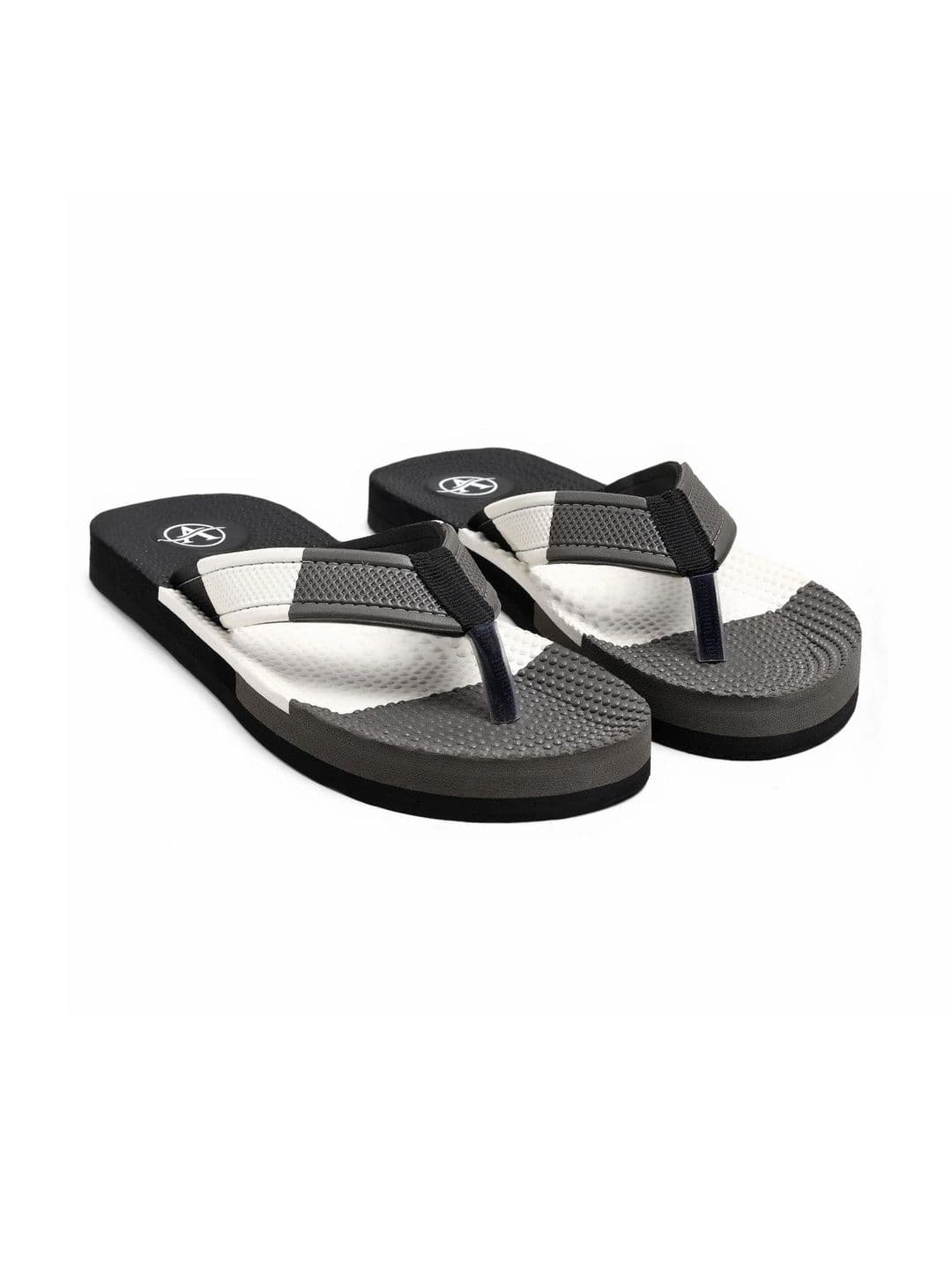 Vahmah Men Colourblocked Thong Flip-Flops - view 1