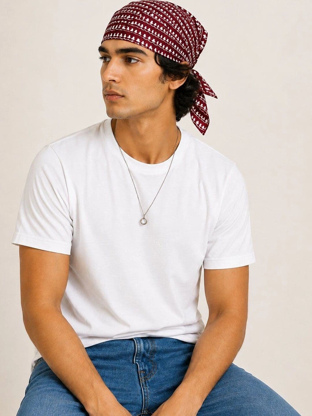 HOUSE OF PEHNAVA Men Printed Scarf - view 1