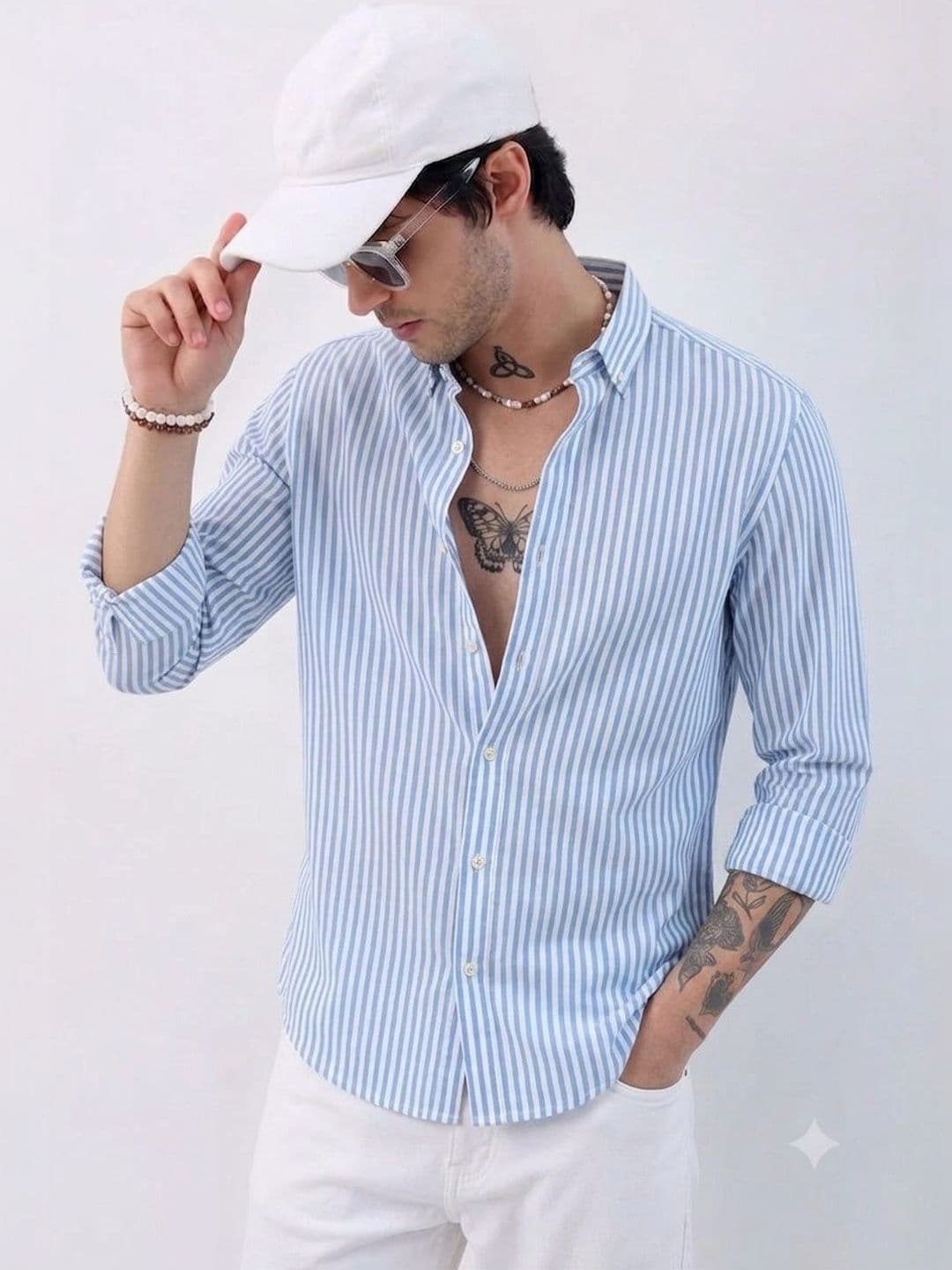 Falconwear Men Striped Casual Shirt - view 1