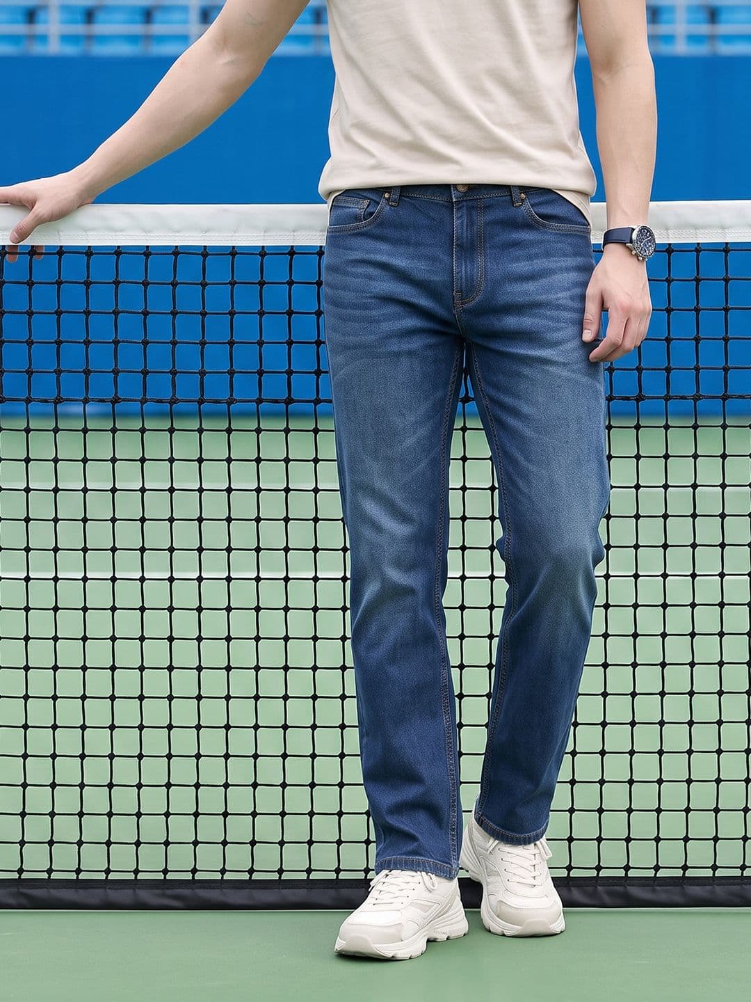 Aeropostale Men Relaxed Fit Light Fade Stretchable Jeans - view 1