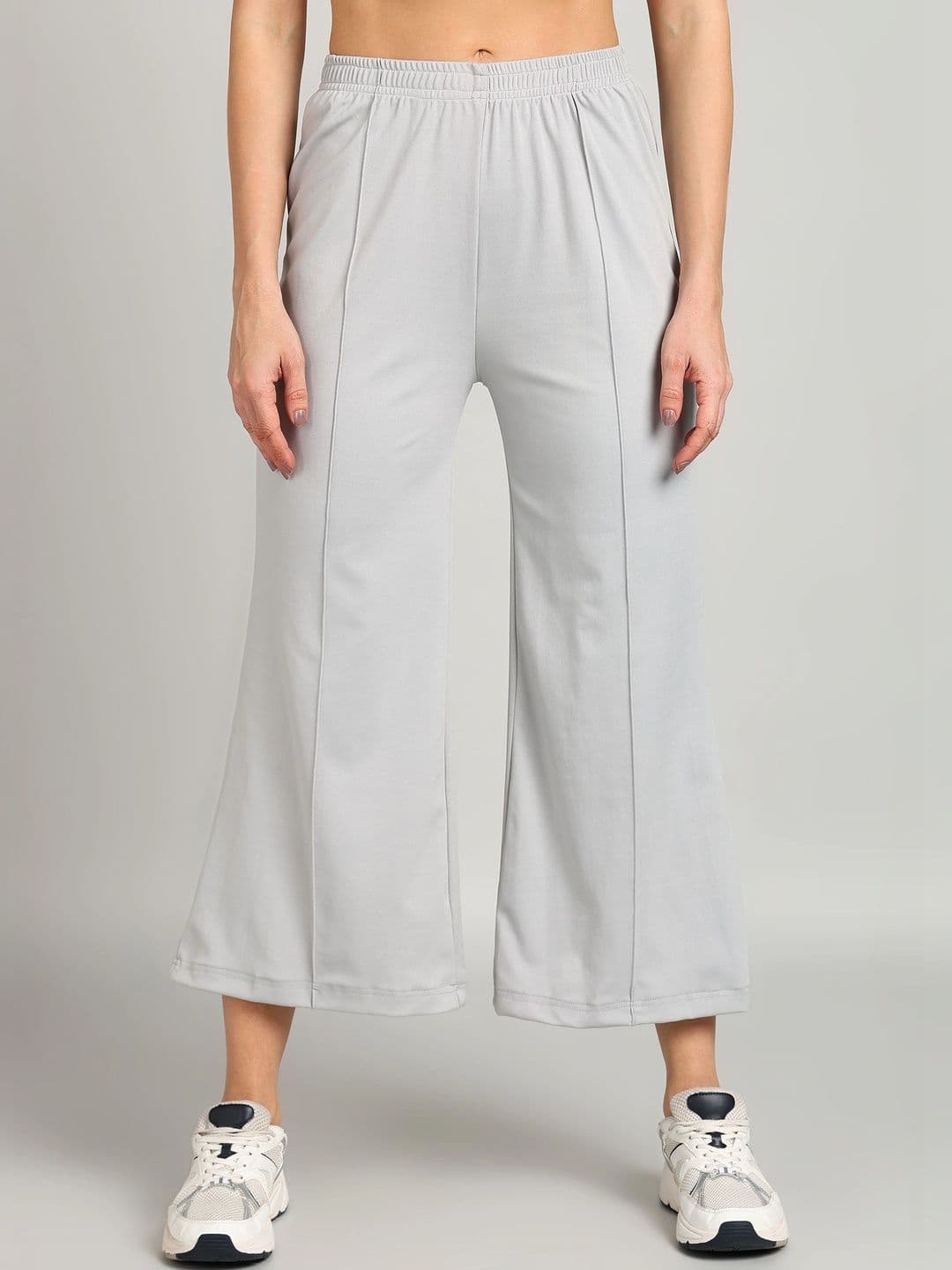 Moda Rapido Women Knitted Cropped Palazzos - view 1