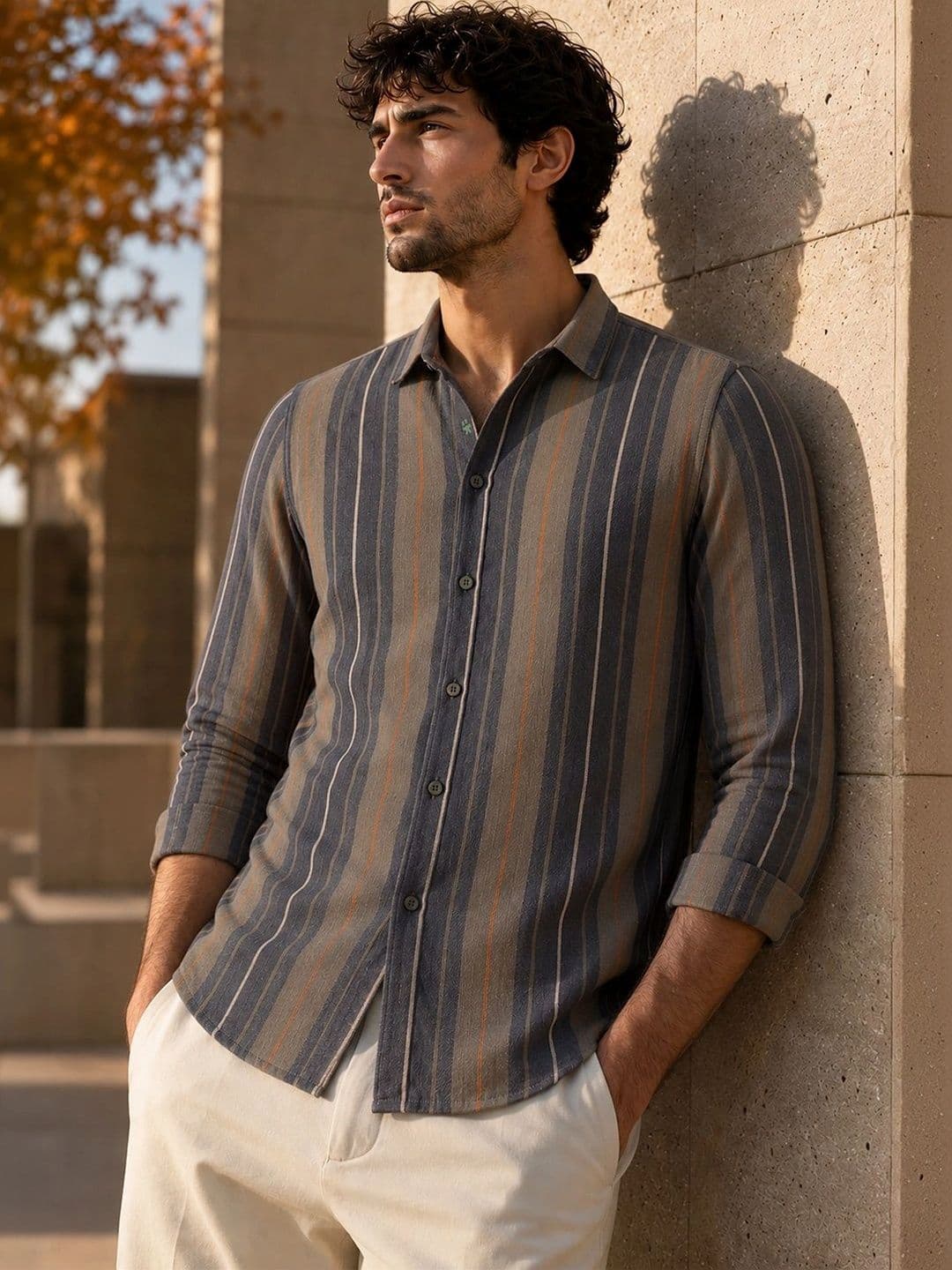 CAHOOT Men Standard Striped Casual Shirt - view 1