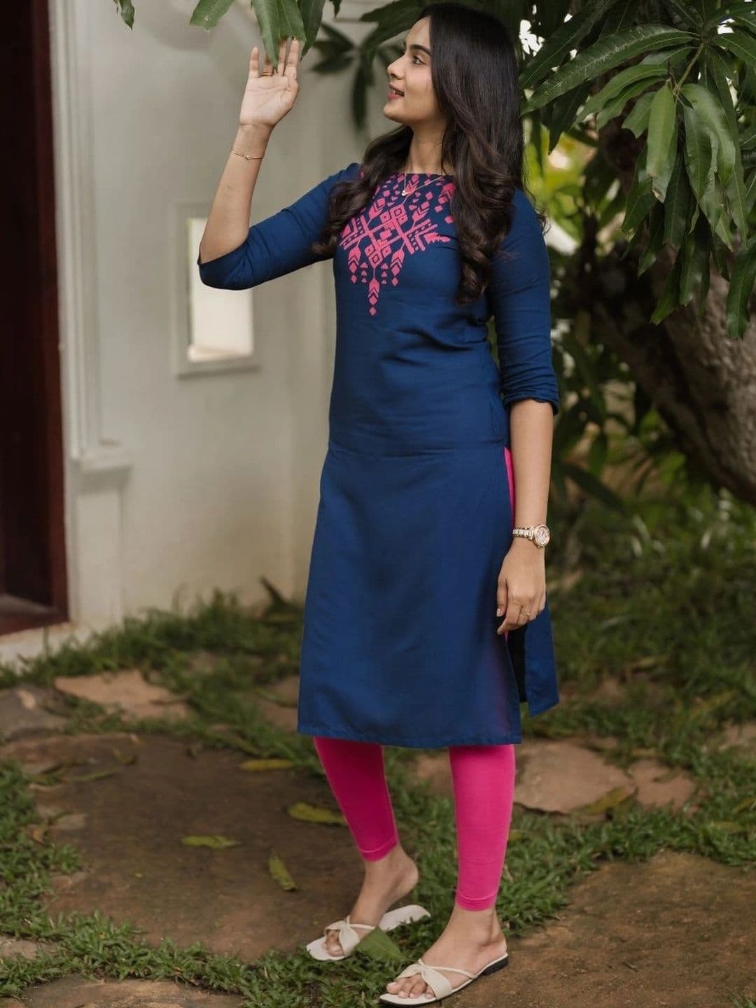 HAY Women Printed Indie Prints Kurta - view 1