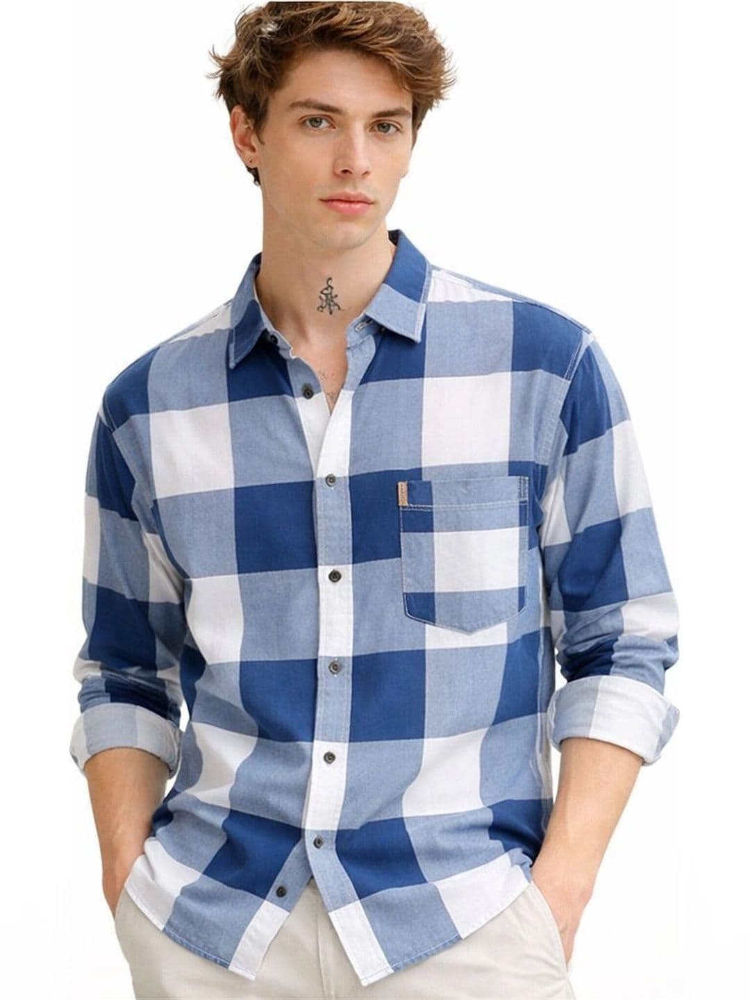 Falconwear Men Buffalo Checks Checked Casual Shirt - view 1