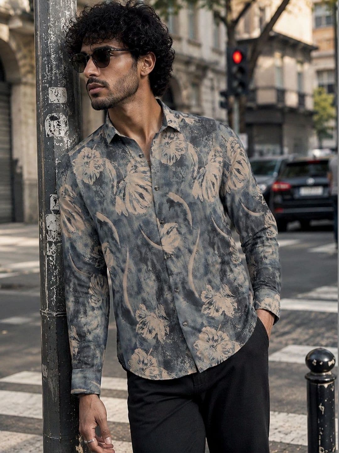 CAHOOT Men Standard Floral Printed Casual Shirt - view 1