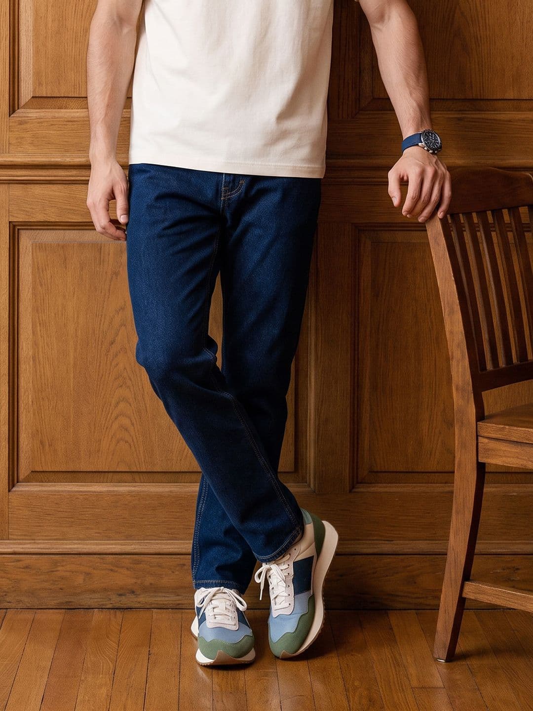 Aeropostale Men Straight Fit Stretchable Jeans - view 1