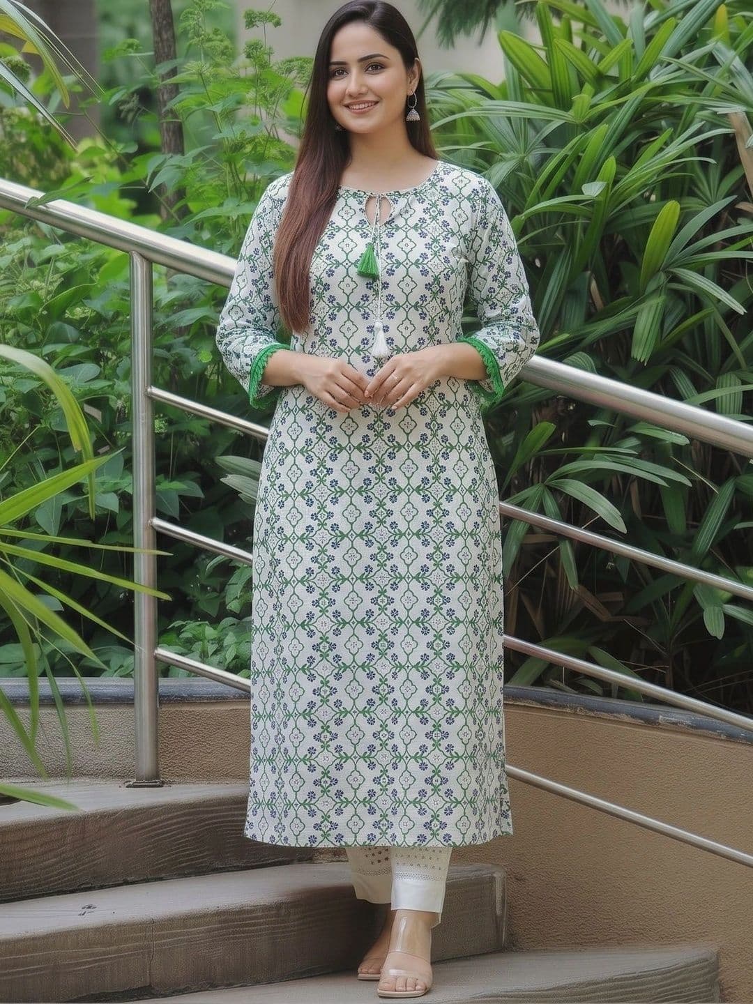 Sa Rasa Women Ethnic Motifs Printed Kurta - view 1
