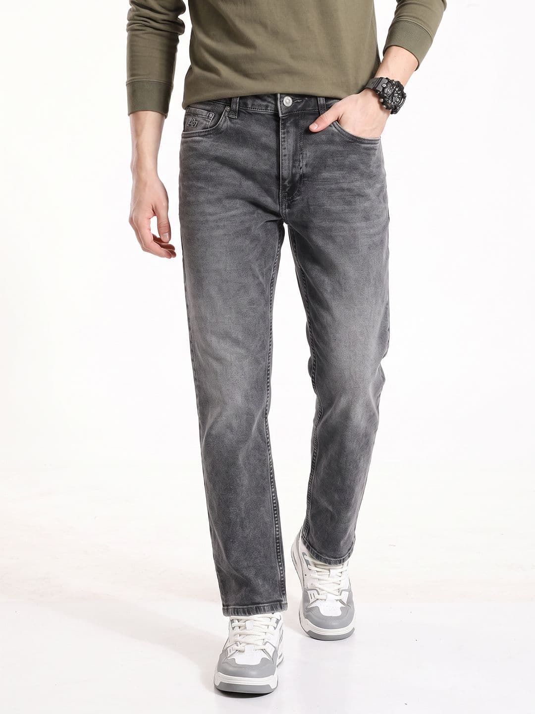 Aeropostale Men Regular Fit Stretchable Jeans - view 1