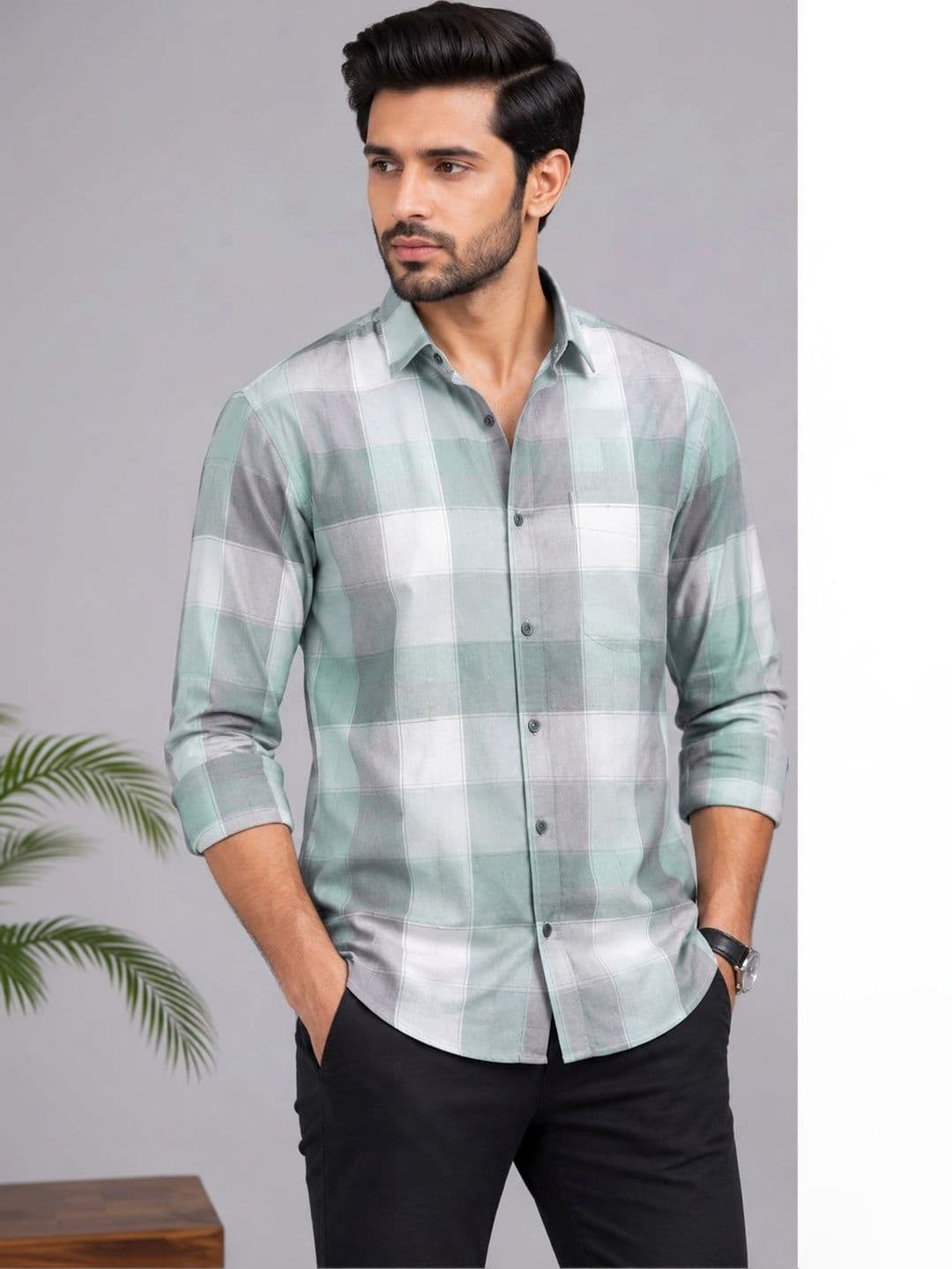 Metronaut Men Checked Casual Shirt - view 1