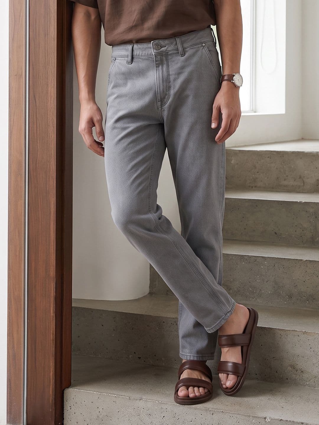 Mr Bowerbird Regular Fit Classic Wash Slant Pocket Jeans - view 1