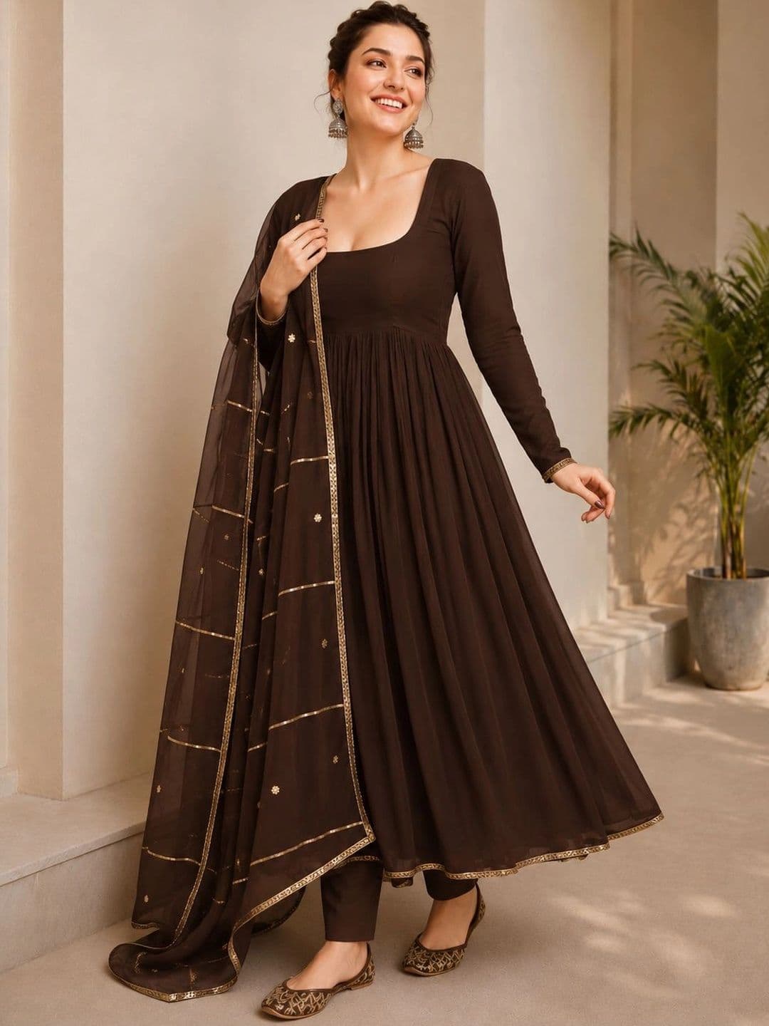 B4ME.COM Women Regular Kurta with Churidar & With Dupatta - view 1