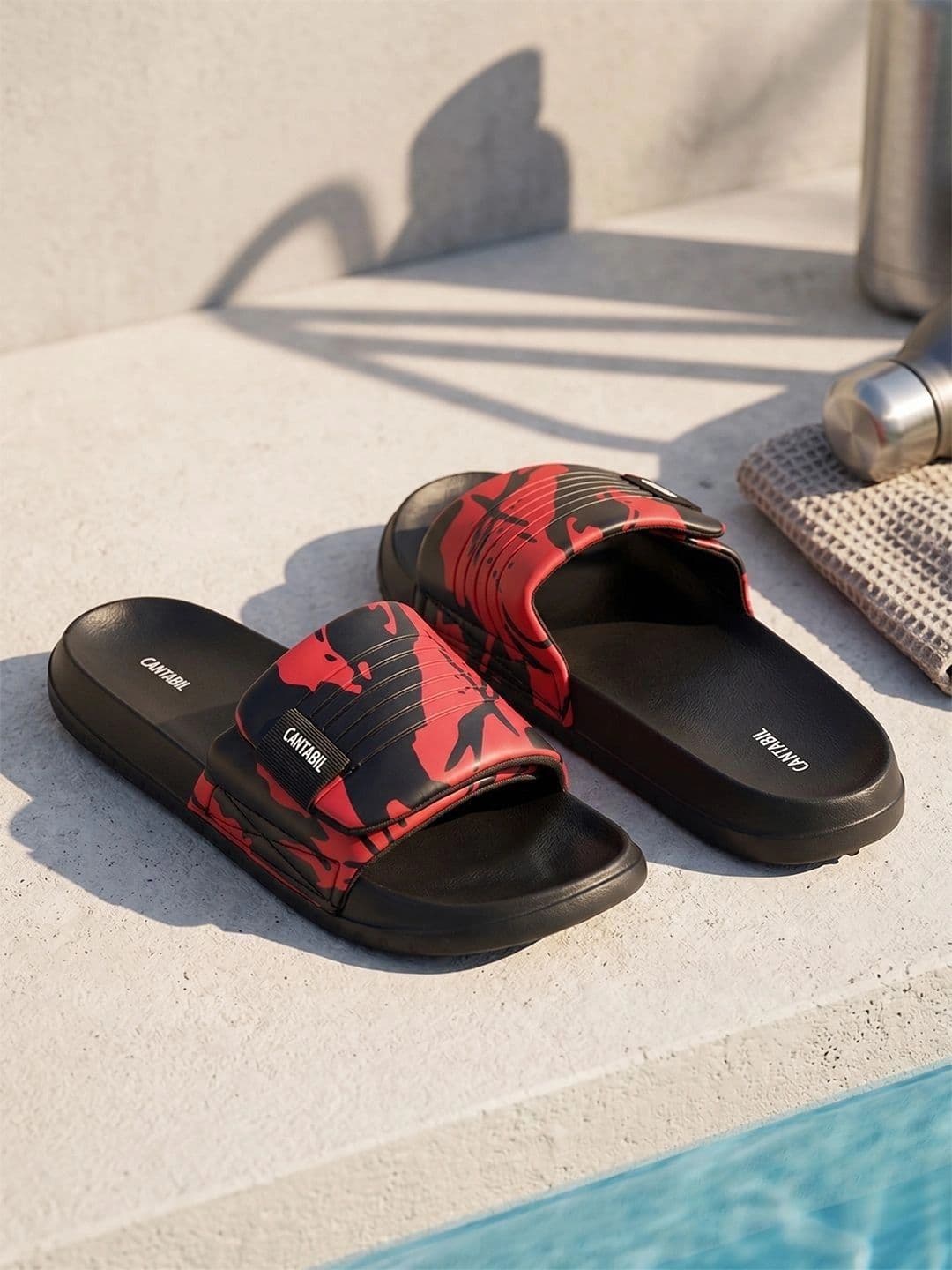Cantabil Men Printed Sliders - view 1