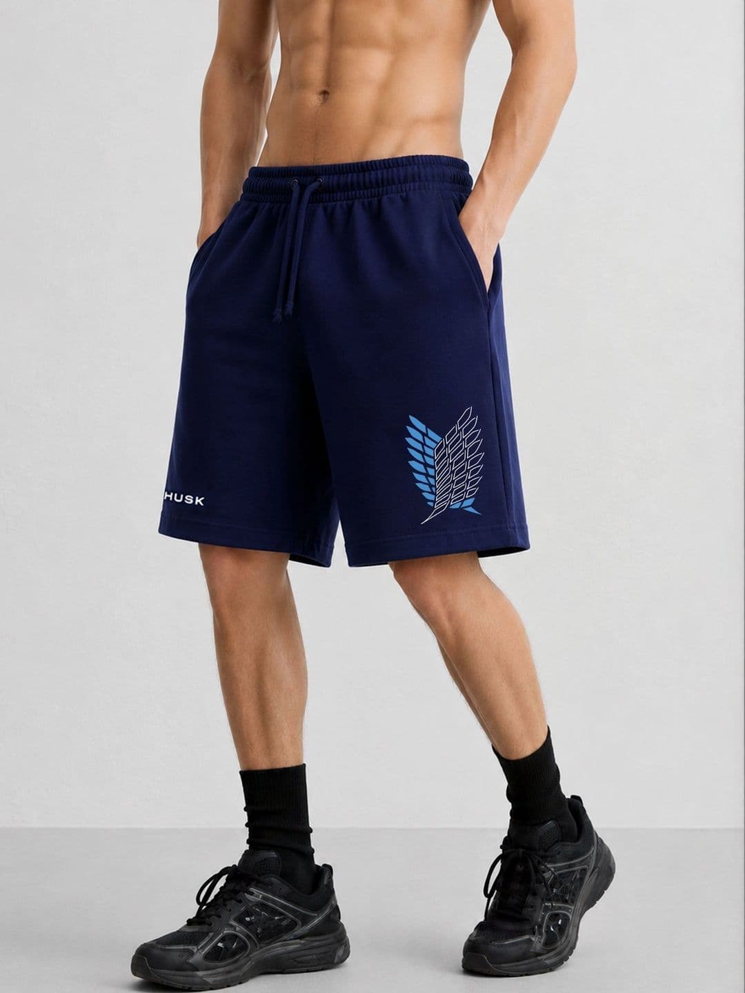 WHITE HUSK Men Training or Gym Shorts - view 1