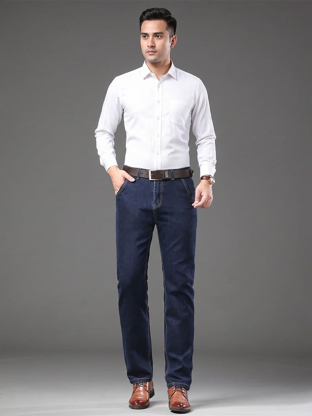 Encrypt Men Regular Fit High-Rise Jeans - view 1