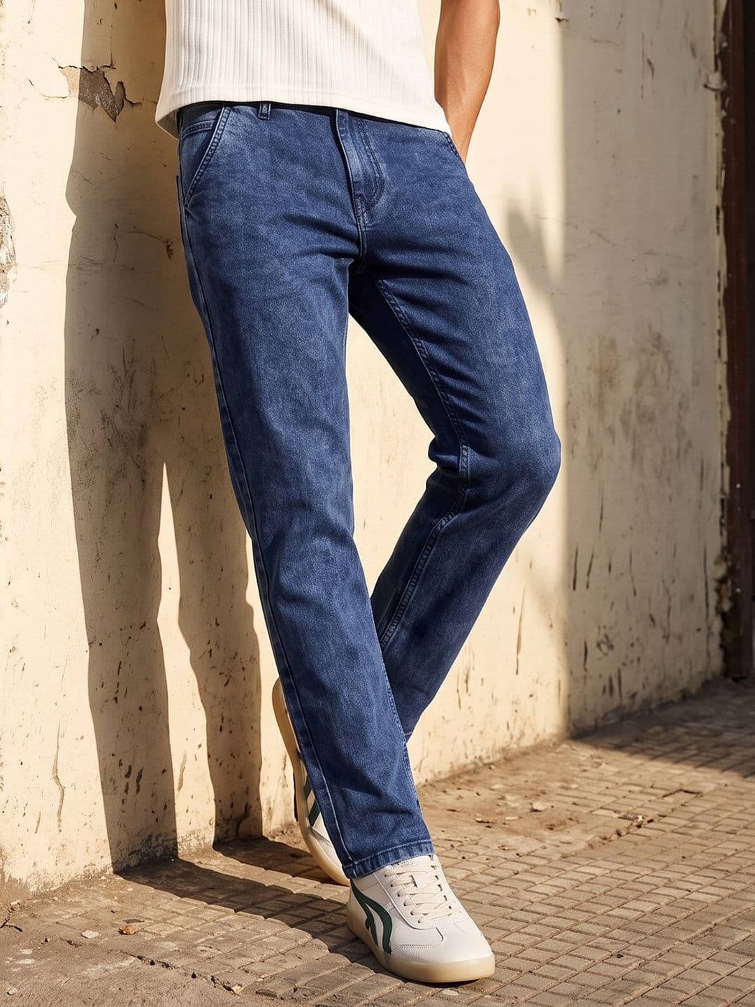 The Roadster Life Co. Men Carrot Fit Light Fade Jeans - view 1