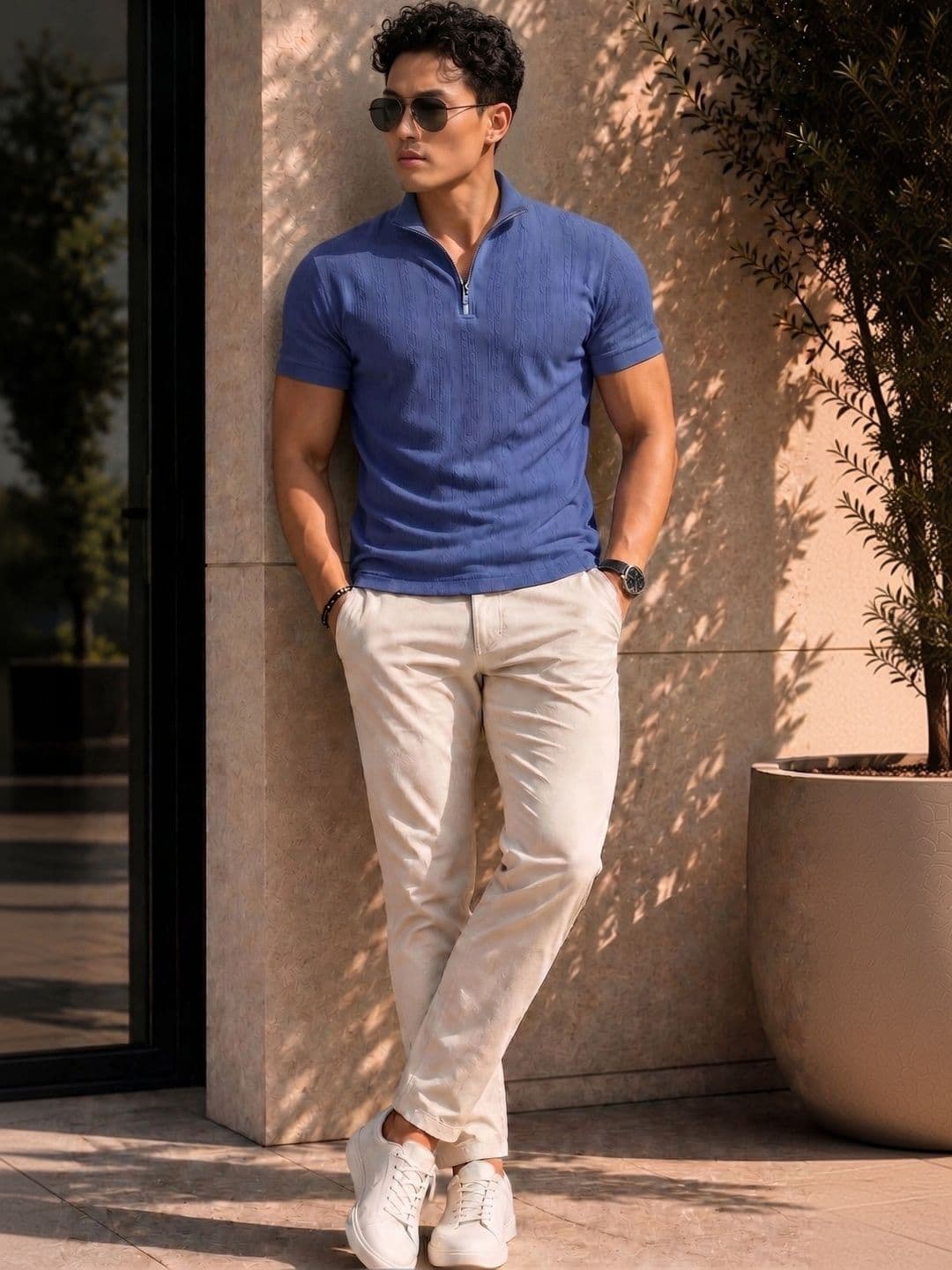 Moda Rapido Men Polo Collar T-shirt - view 1
