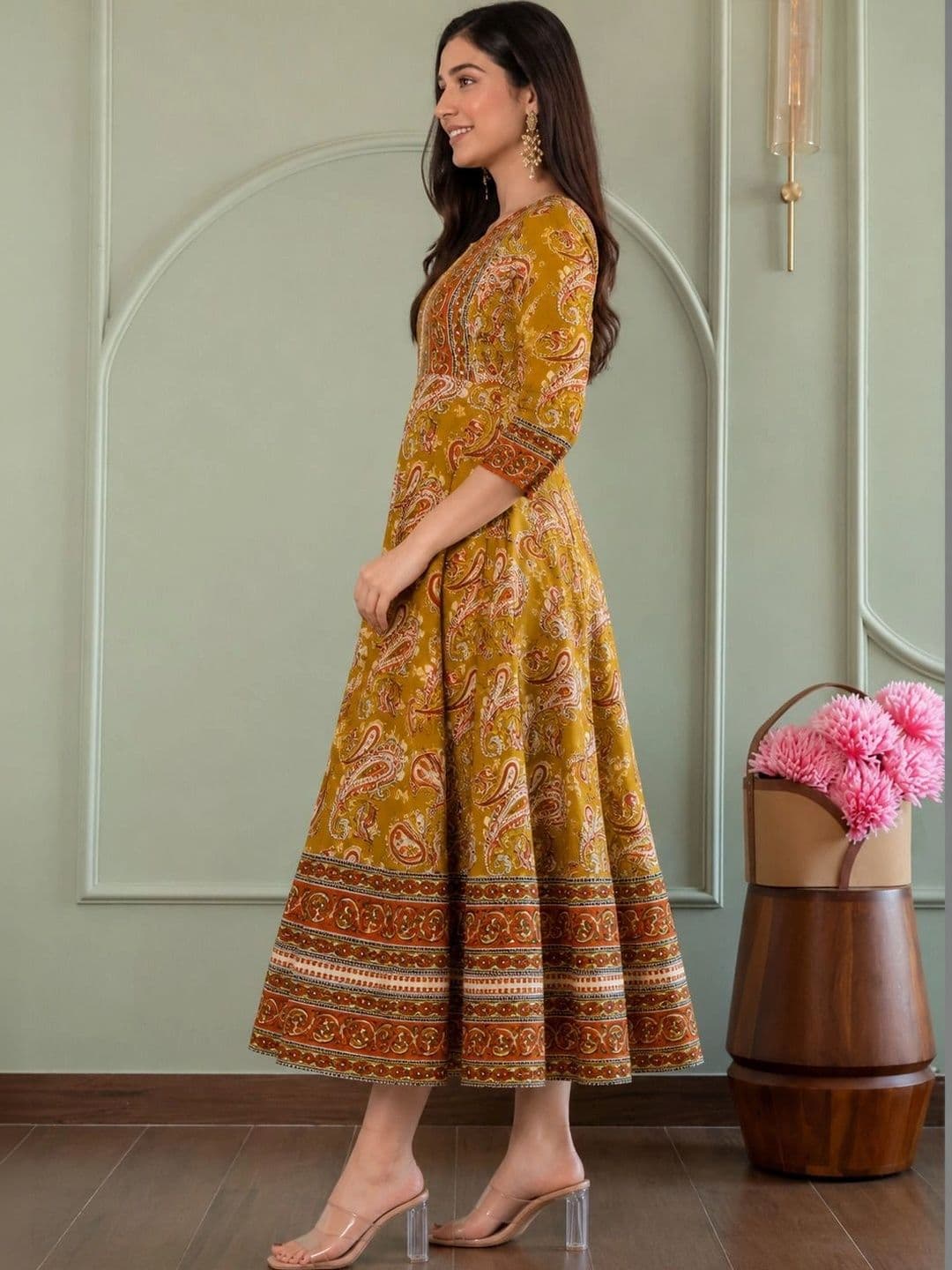 RAMYA FASHION Women Paisley Printed Anarkali Kurta - view 1