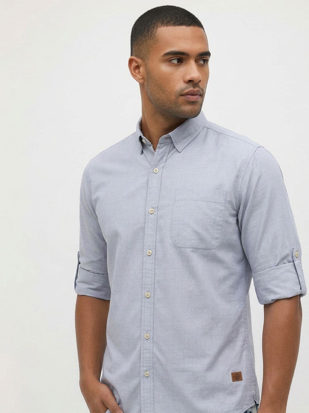 Roadster Life Co. Easy Drape Cotton Shirt - view 1