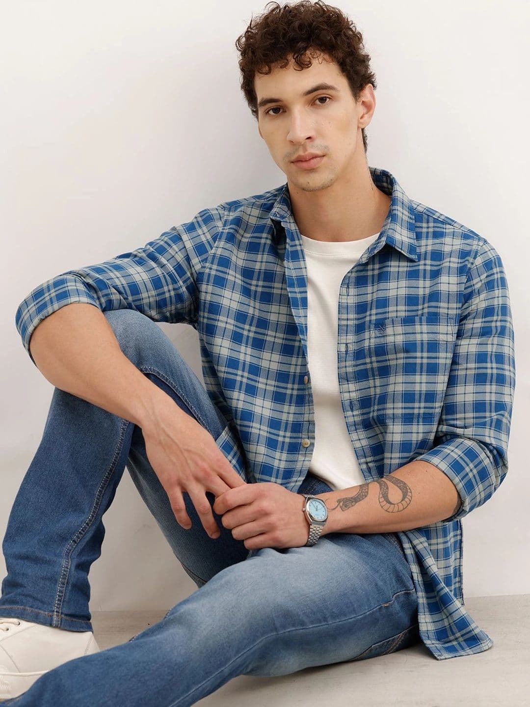 WROGN Men Checked Casual Shirt - view 1