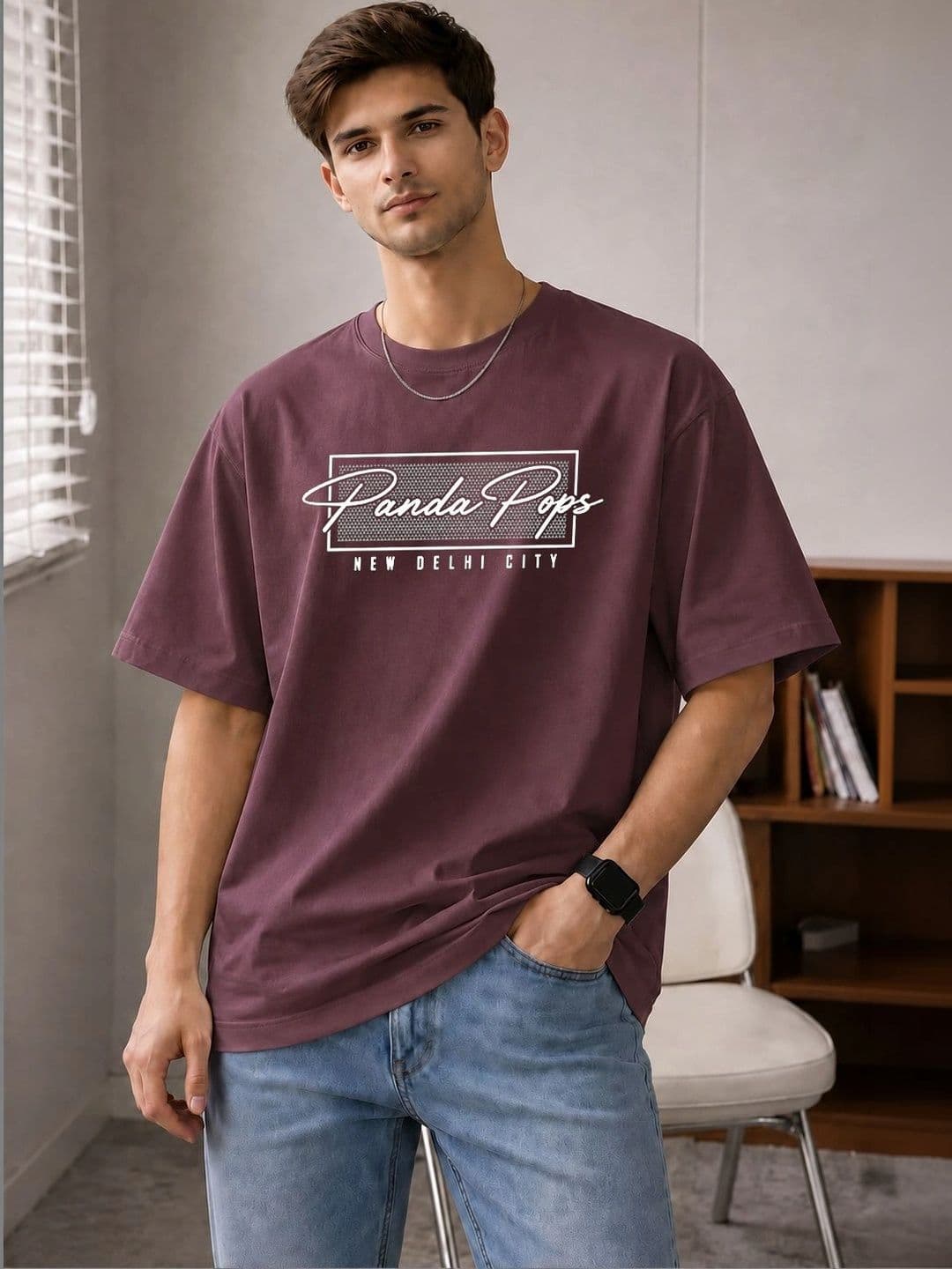 PANDA POPS Men Typography Printed T-shirt - view 1
