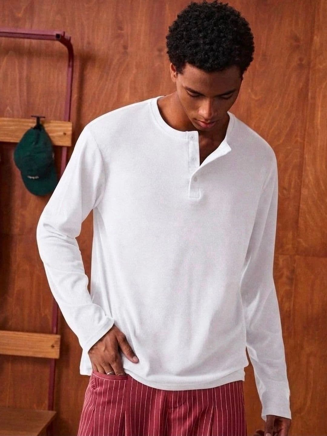 Imsa Moda Men Henley Neck T-shirt - view 1