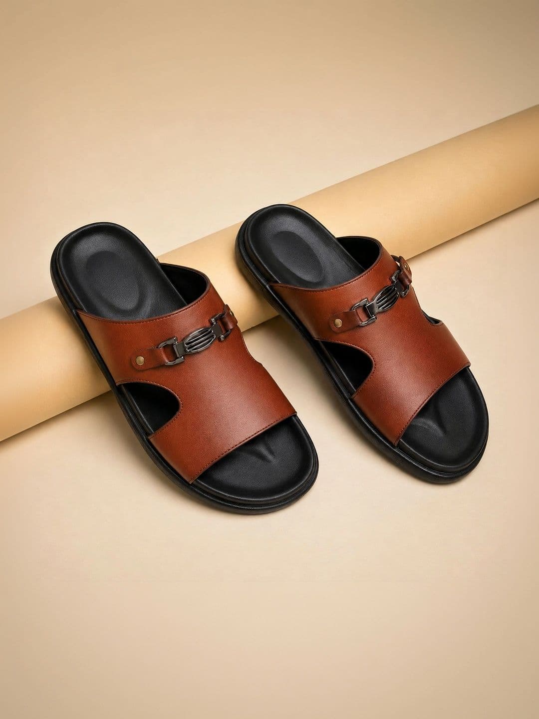 Killer Men PU Shoe-Style Sandals - view 1