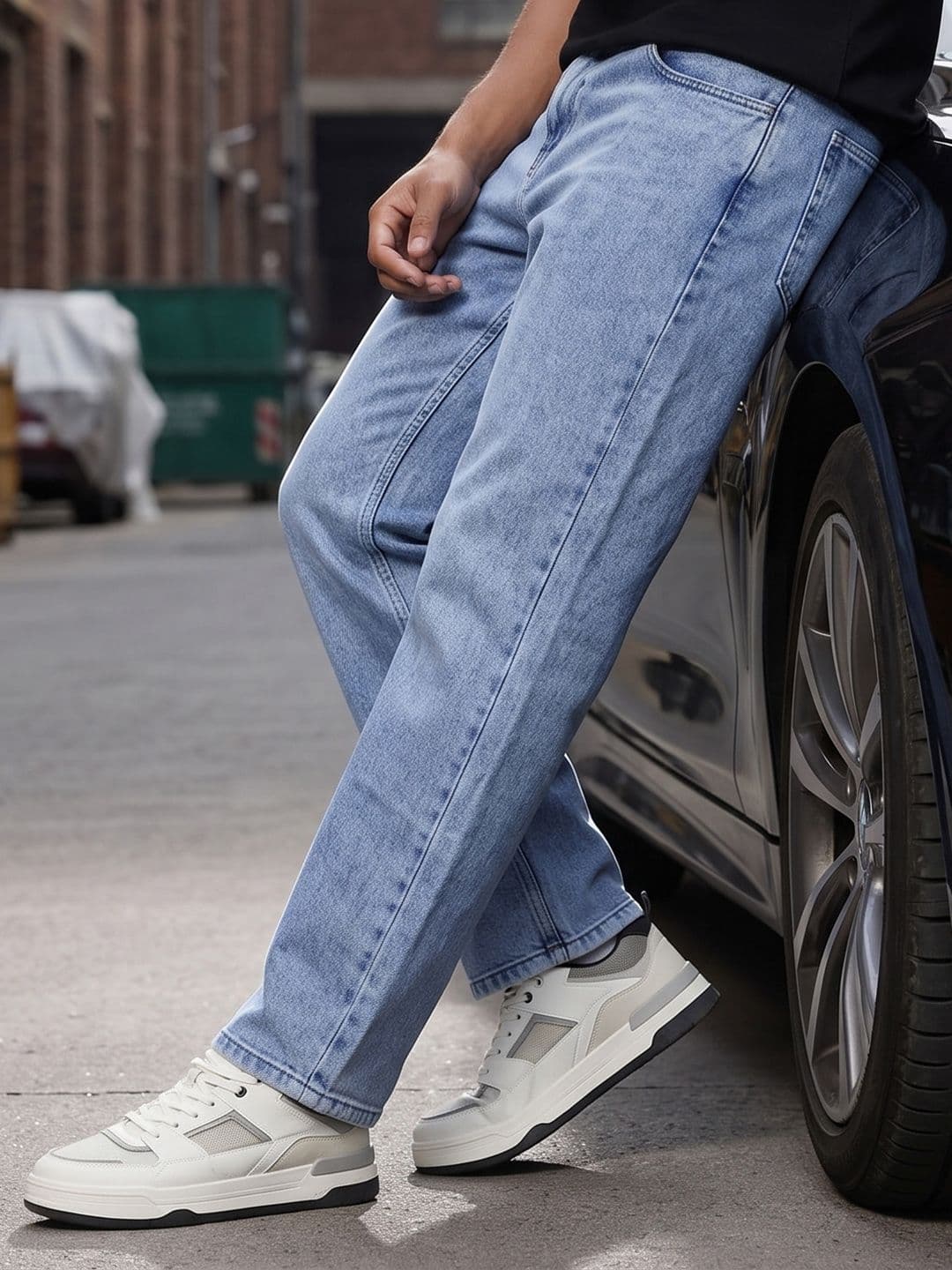 The Roadster Life Co. Men Light Fade Stretchable Jeans - view 1