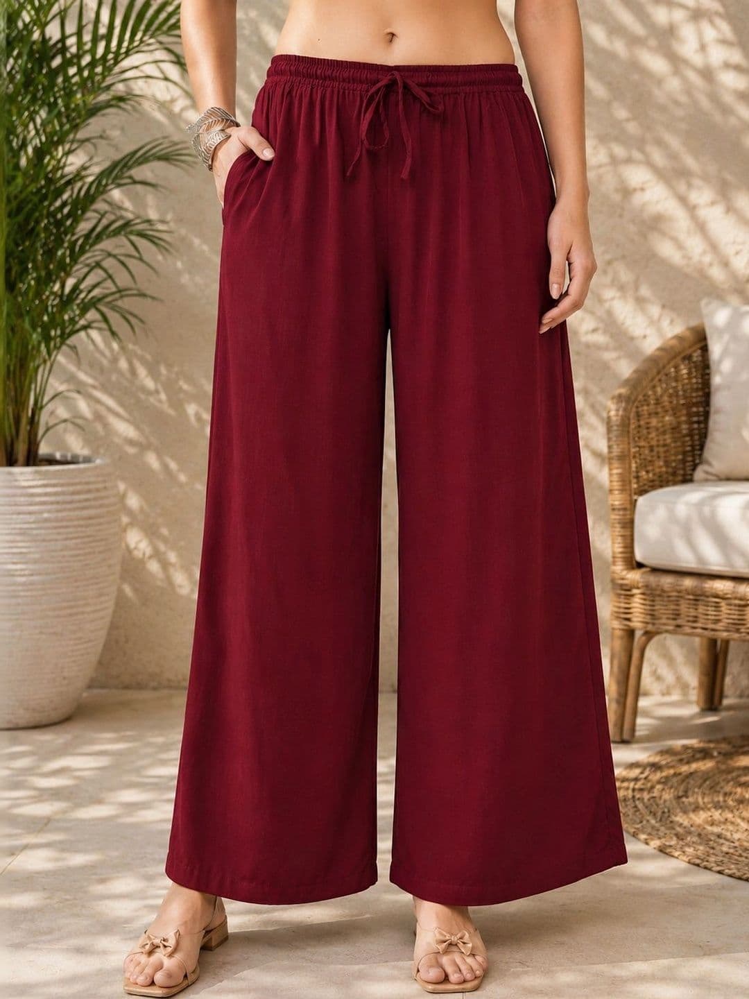 Moda Rapido X Gracit Women Knitted Ethnic Palazzos - view 1