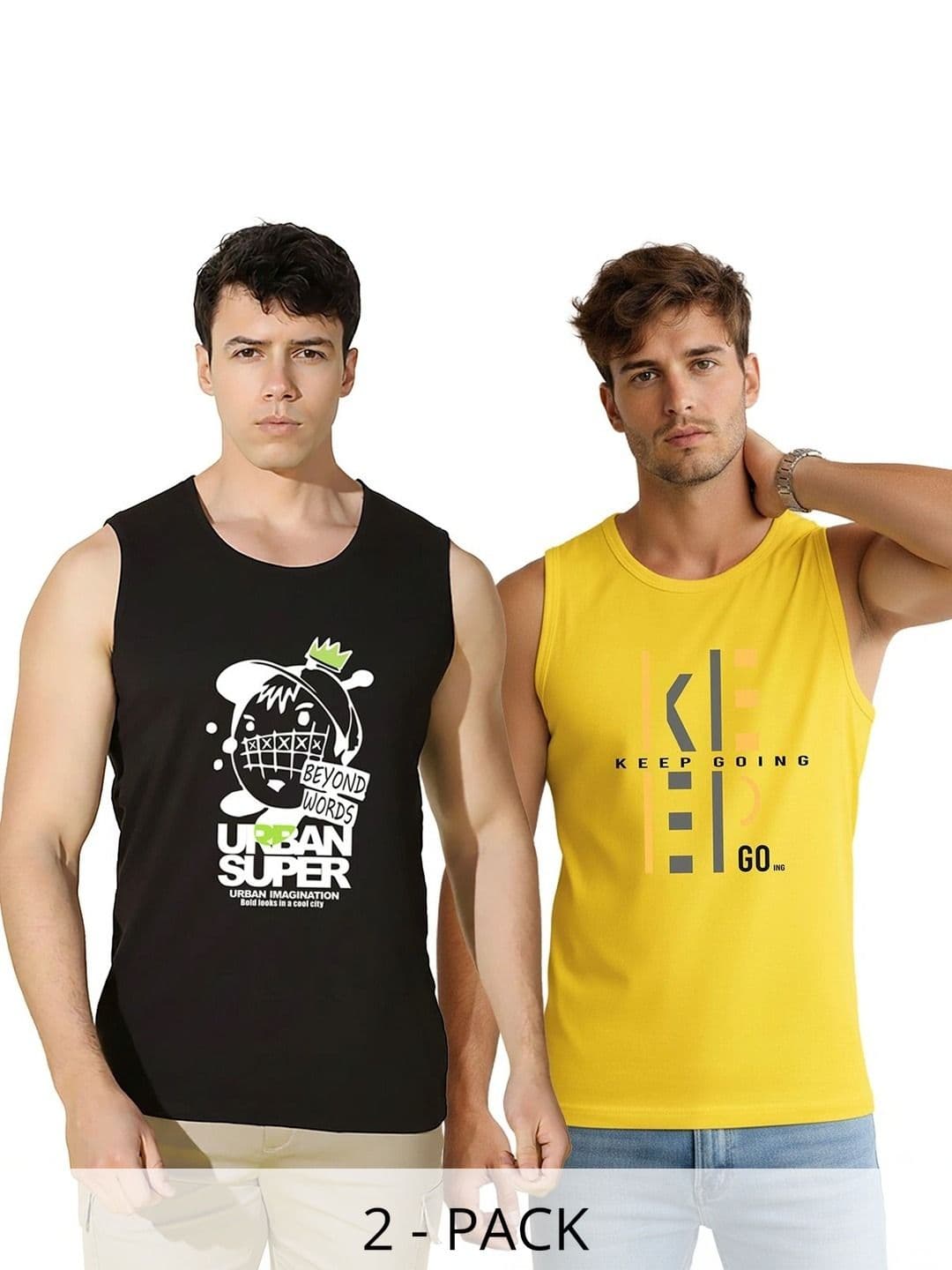 MINISTRY OF FRIENDS Men Typography 2 Printed T-shirt - view 1