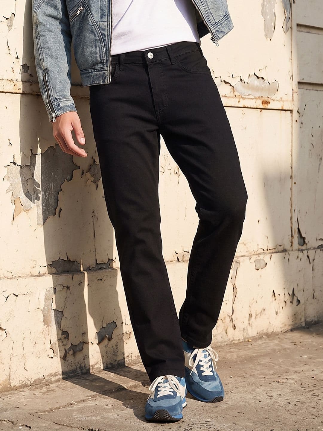 The Roadster Life Co. Men Straight Fit Stretchable Jeans - view 1