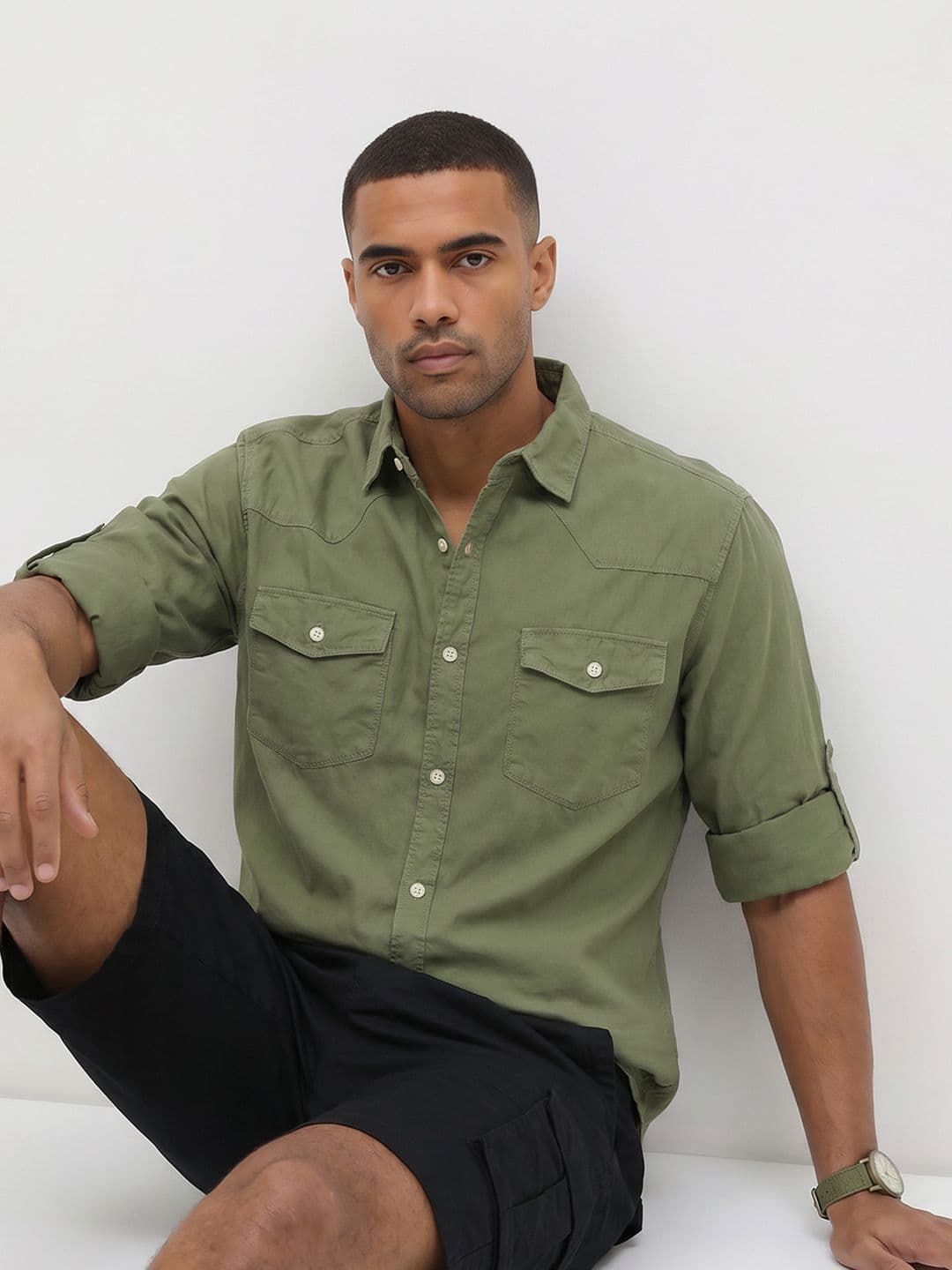Roadster Life Co.Garment Washed Casual Shirt - view 1