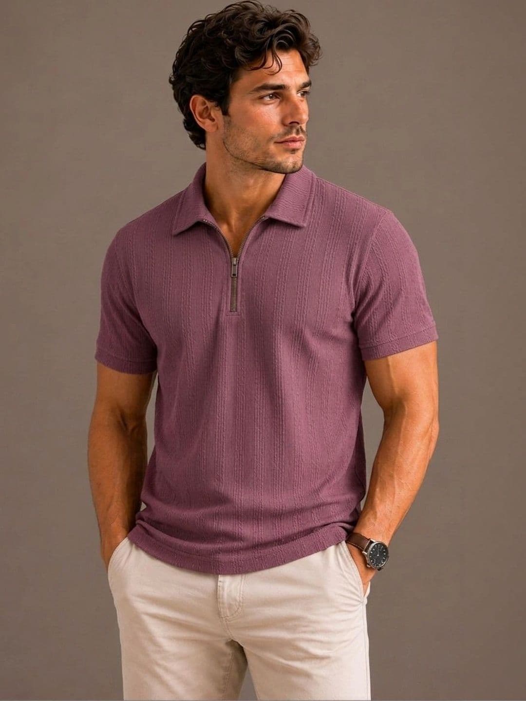 Moda Rapido Men Polo Collar T-shirt - view 1