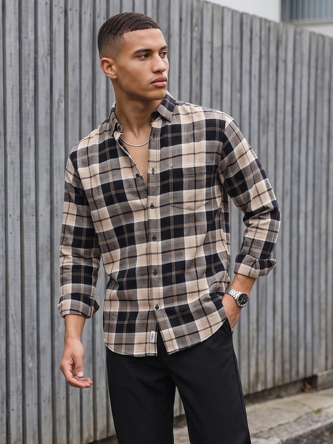 The Roadster Life Co. Checked Casual Shirt - view 1