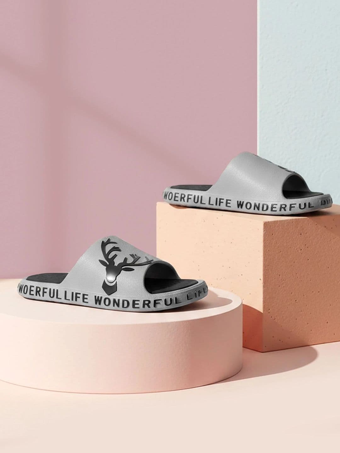 Bruton Men Printed Sliders - view 1